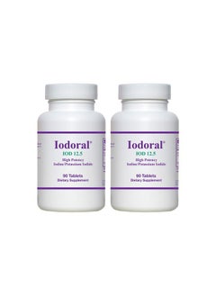 Iodoral 12.5 mg Supplement - Iodine Supplements for Thyroid Support, Potassium Iodide Tablets, Lugol Solution, Daily Vitamins and Minerals, High Potency Iodine Tablets - 30 Count (Pack of 2) - pzsku/Z0CBC6FB426A97CA2C8B9Z/45/_/1740203021/134350ec-6d92-468b-afc1-f467a566e0b1