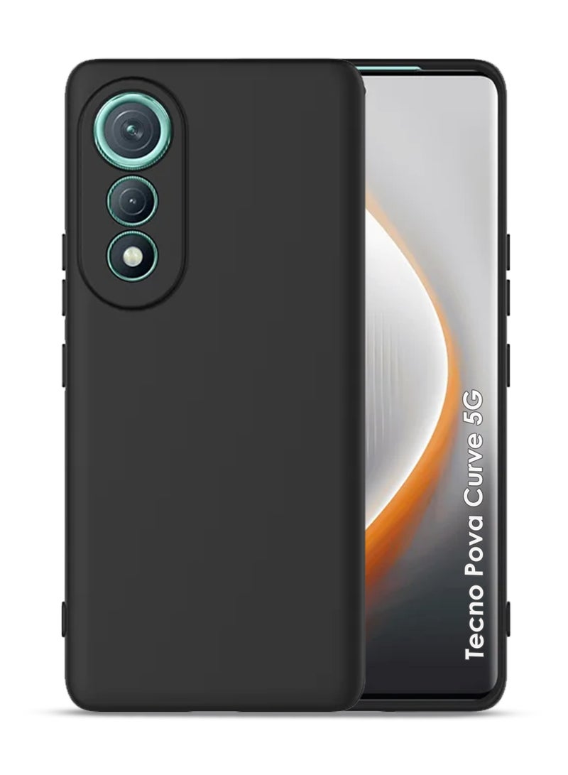 Tecno Pova Curve 5G Silicone Back Case Cover - TPU Silicone, Durable & Accurate Cut-outs - Scratch, Dust & Smudge Protection, Shockproof & Water-Proof Cover for Tecno Pova Curve 5G - Image 1