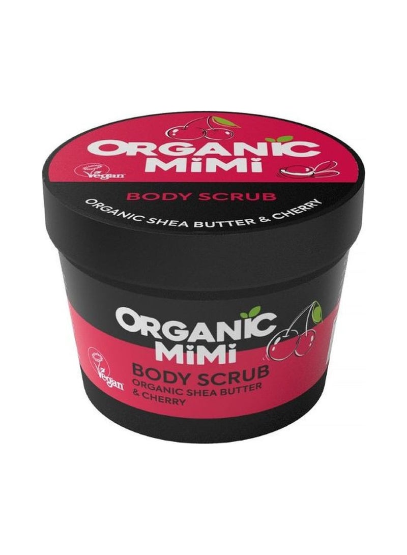Organic Mimi Shea & Cherry Body Scrub 120g - Image 1