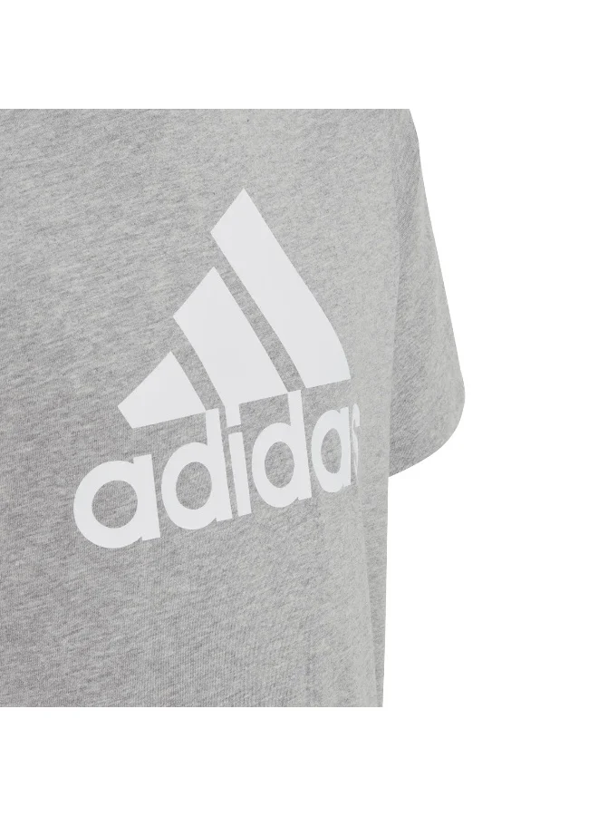 Adidas adidas U Bl Tee Grey Training T-Shirts 7-8Y