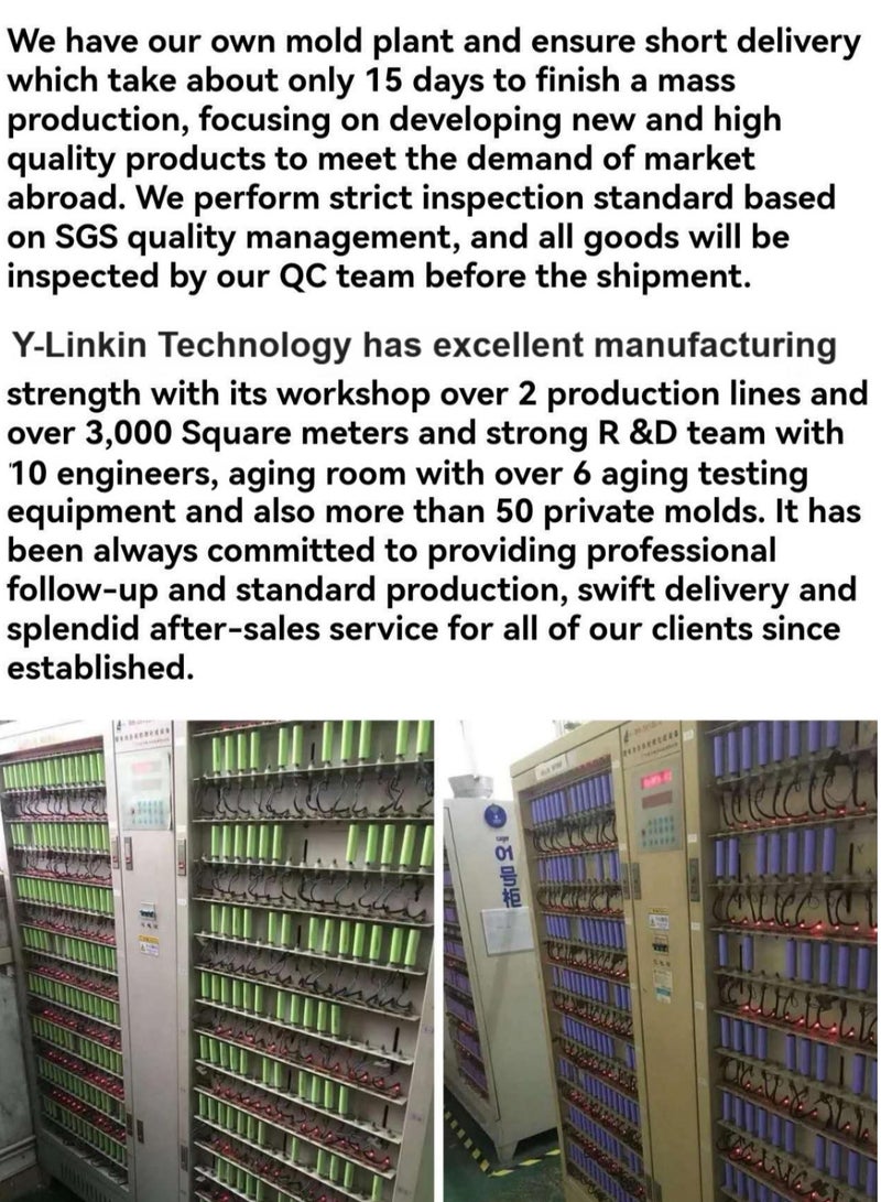 يلينكين 20000mAh 4-in-1 بنك طاقة الشحن السريع  25W Super Charge + حامل الهاتف  توافق متعدد الموانئ  لسلسلة iPhone Galaxy iPad AirPods iwatch وأكثر من ذلك أسود - Image 3