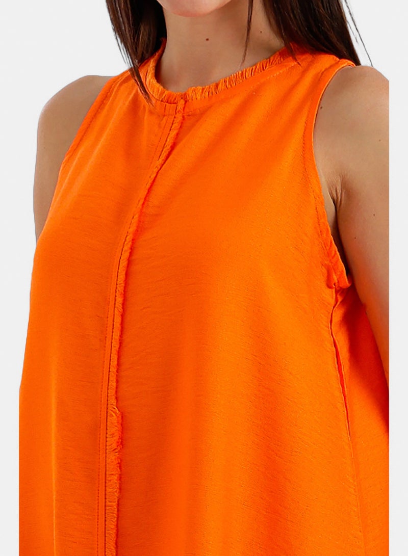 Carina Frayed-Edge Lounge Dress - Image 5