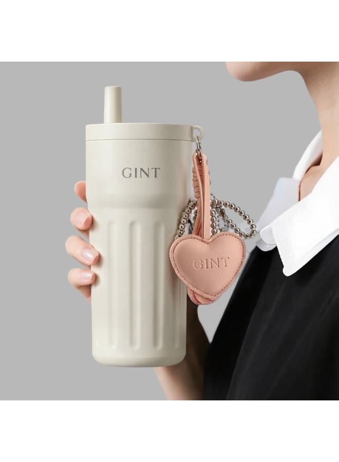 Jate Insulated Bottle 316l Stainless Steel Large Capacity Women's Student High-value Coffee Water Cup Festival Gift Box Customizable