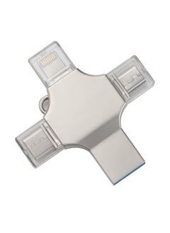 Generic Multi-Function Four-In-One USB Flash Drive Compatible With For Apple Type-C Mobile Phones Cross OTG USB Drive Metal Shell USB 3.0-Capacity:32GB(APP Version Unlimited System)  - Image 5