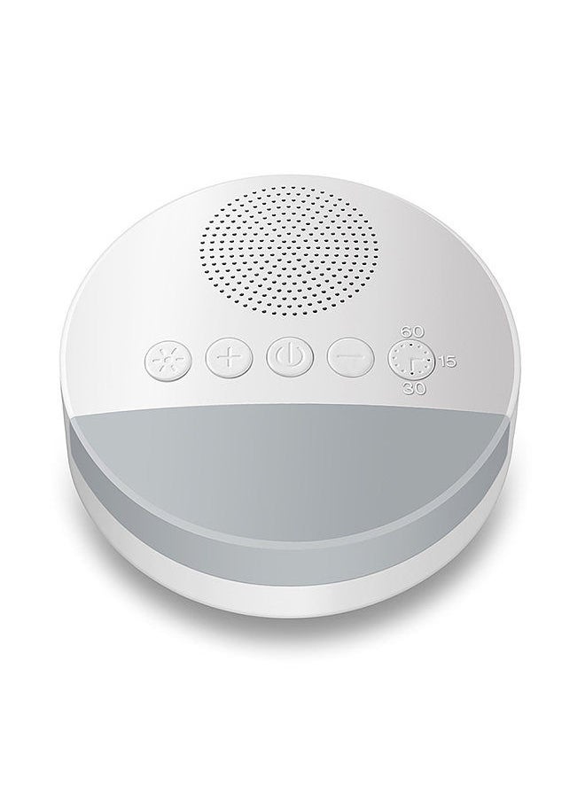 Generic - White Noise Sleep Machine Built-in 6 Soothing Sound Soft Breath Light 15/30/60 Intelligent Timing for People of All Ages - Image 1