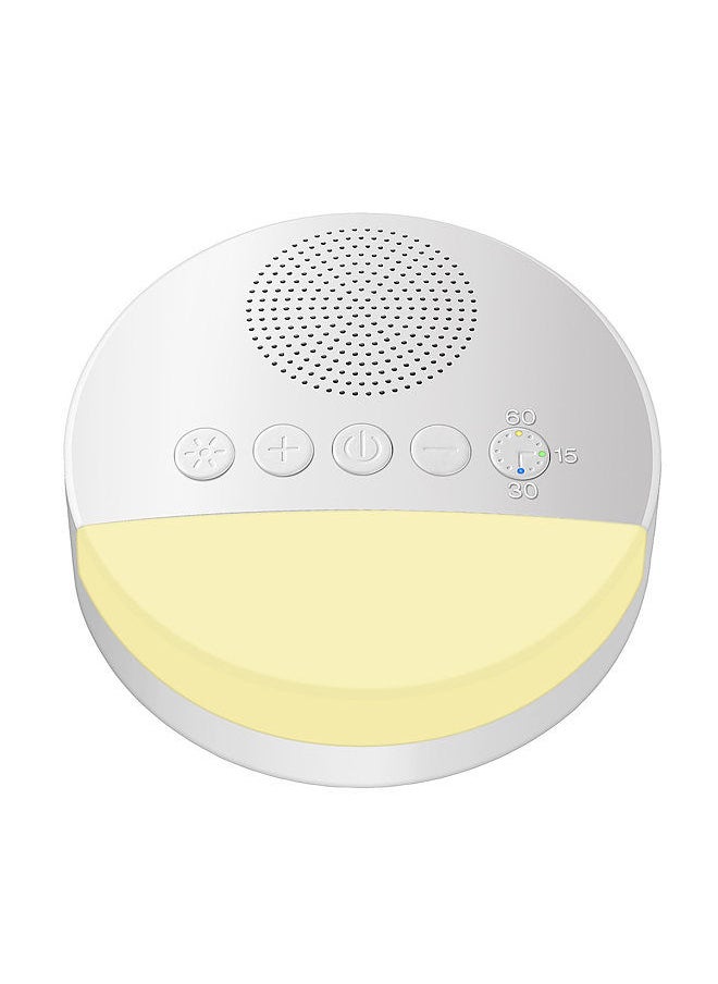 Generic - White Noise Sleep Machine Built-in 6 Soothing Sound Soft Breath Light 15/30/60 Intelligent Timing for People of All Ages - Image 1