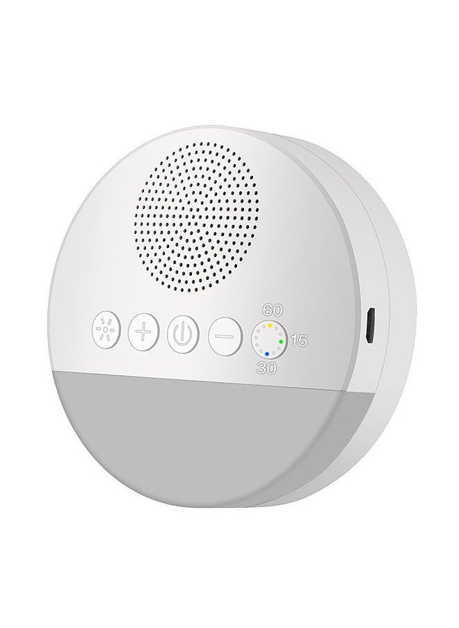 Generic - White Noise Sleep Machine Built-in 6 Soothing Sound Soft Breath Light 15/30/60 Intelligent Timing for People of All Ages - Image 1