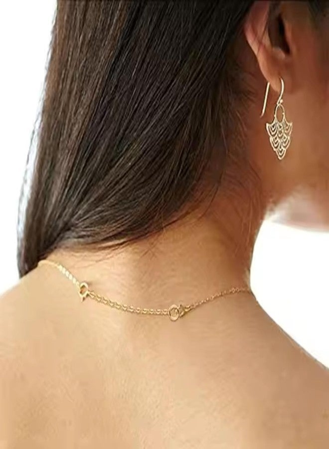 ST logo Golden Necklace Extenders Extension Bracelet Chain Extenders for Necklaces Stainless Steel Anklet Extender Extension (1 2 3 inch） - Image 4