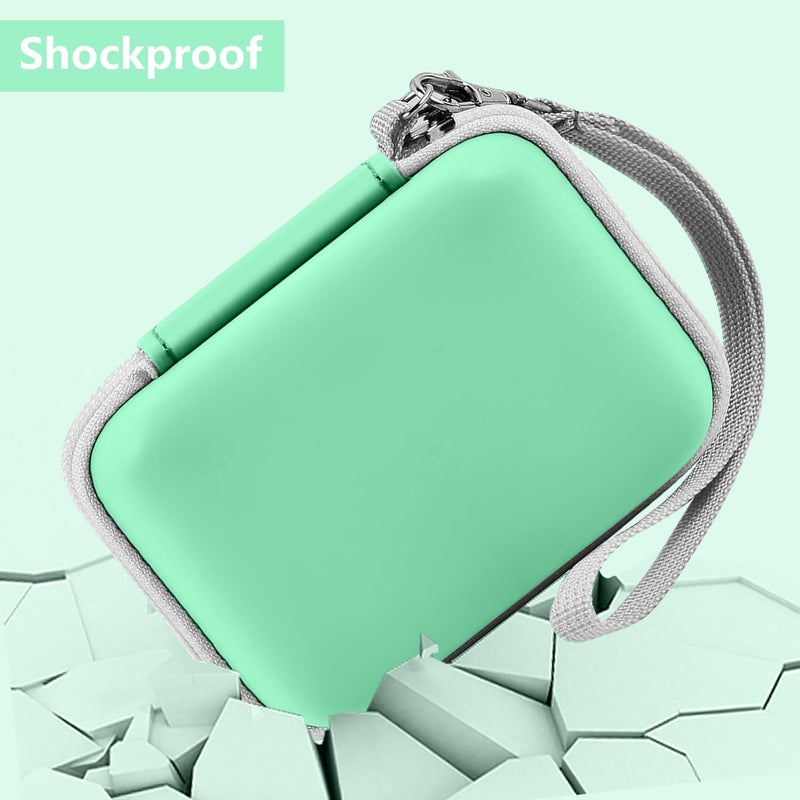 Leayjeen Digital Camera Case Compatible with CAMKORY/KODAK PIXPRO FZ45/FZ55/Canon PowerShot ELPH 180/ Sony DSCW800/ FHD 1080P 44MP Point Digital Camera,Compact Digital Camera-Green(Case Only) - Image 5