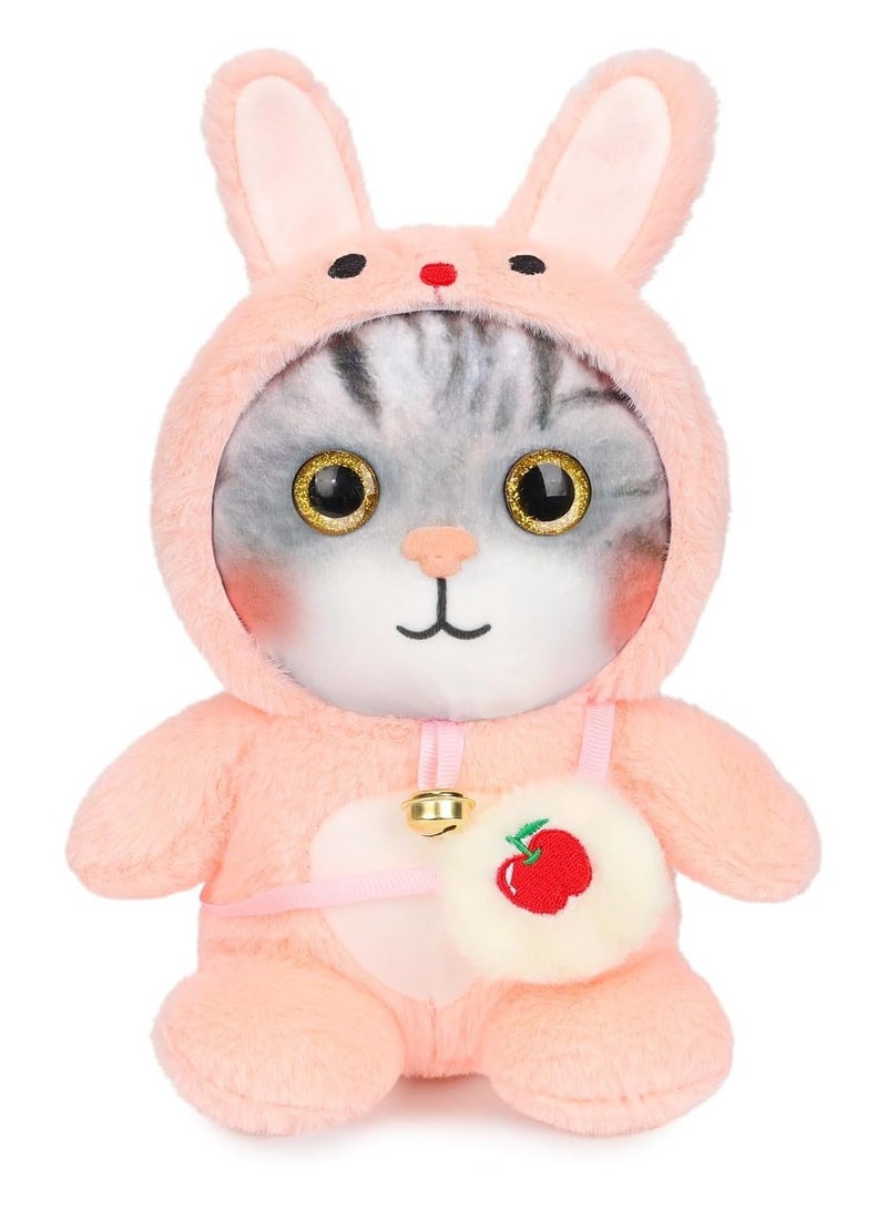 KASTWAVE Adorable Cat Stuffed Animal Dressed in Penguin Costume Soft Cuddly Toys for Boys and Girls Birthday Gifts  - Image 2