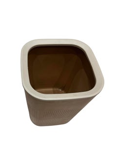 Generic Square Plastic Trash Cans for Office, Home, Kids Bedroom, Bathroom with Lid Frame  - Image 3