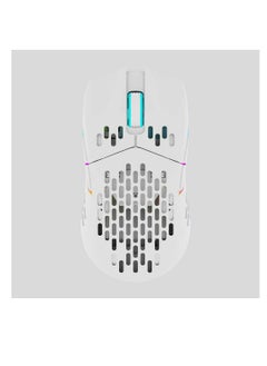 Keychron M1 Ultra-Light Optical Wired Mouse Type-C Port Lightweight & Flexible Detachable Cable External RGB & DPI Adjustment Button Programmable Custom Keys For Mac & Windows - White