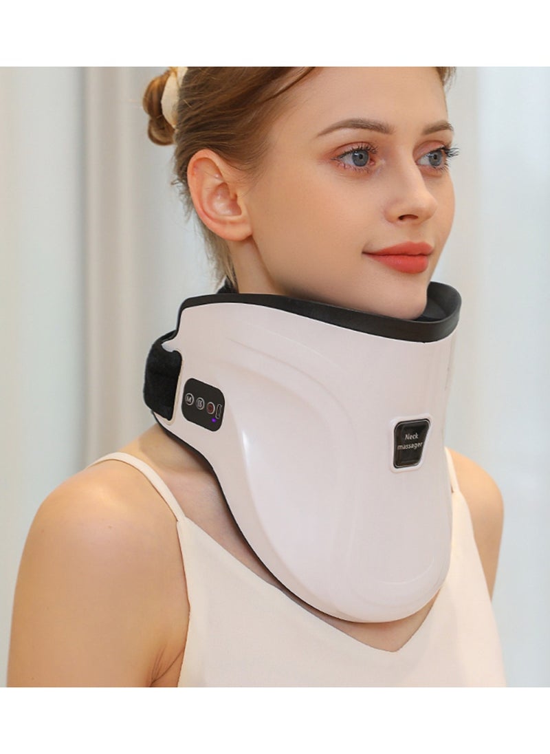 Ru syanl Dynamic Neck Stretcher with Heat Therapy Cervical Traction Device with Intelligent Air Pump Neck Decompression Devices with Remote Control Neck Traction Device  - Image 1