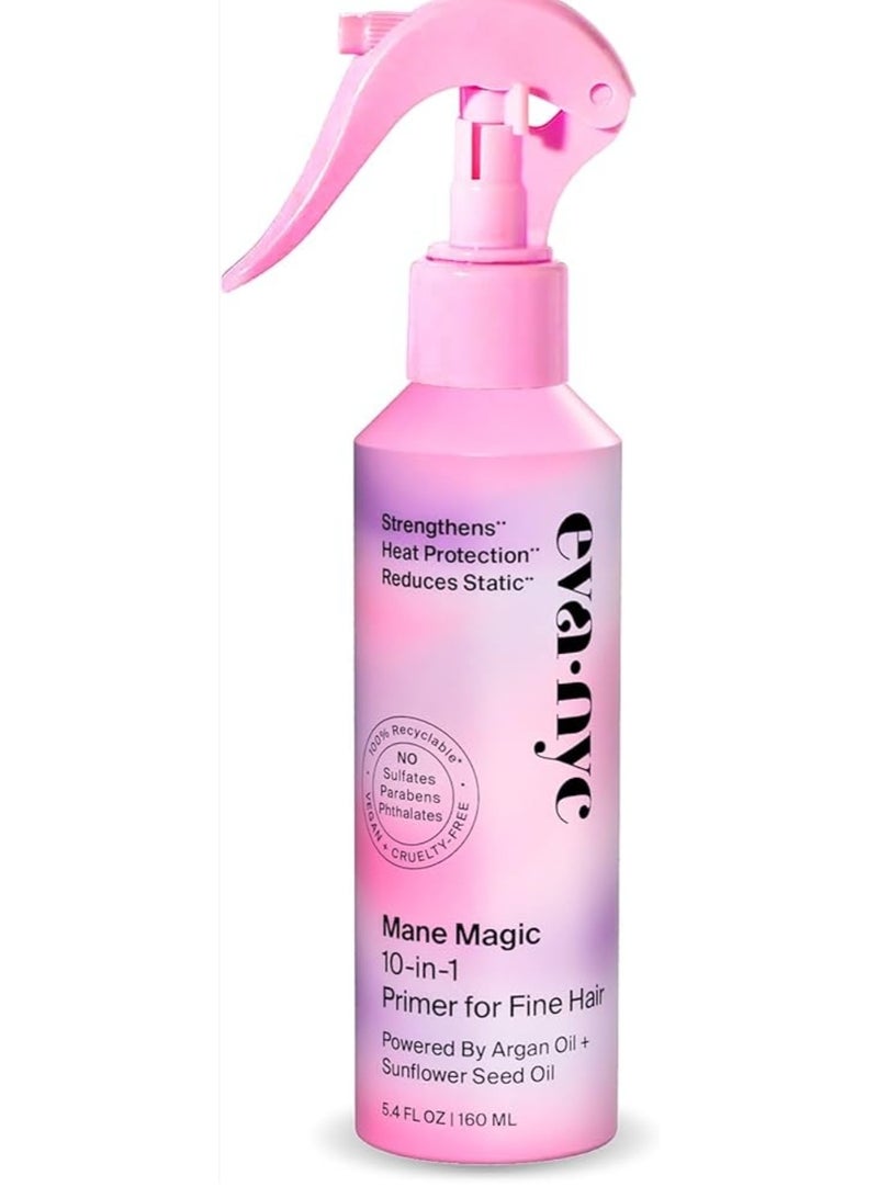 إيفا NYC إيفا إن واي سي، واقي من الحرارة المعزز، يقلل من التجعد، برايمر ماين ماجيك 10 في 1 (مدعم بزيت الأرغان + زيت بذور دوار الشمس) 160 مل - Image 1