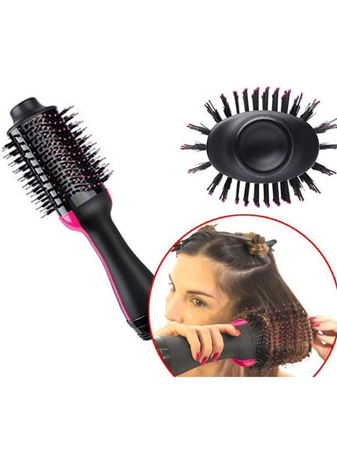 NIBEMINENT Anti-Static Hot Air Brush Black/Pink - Image 4