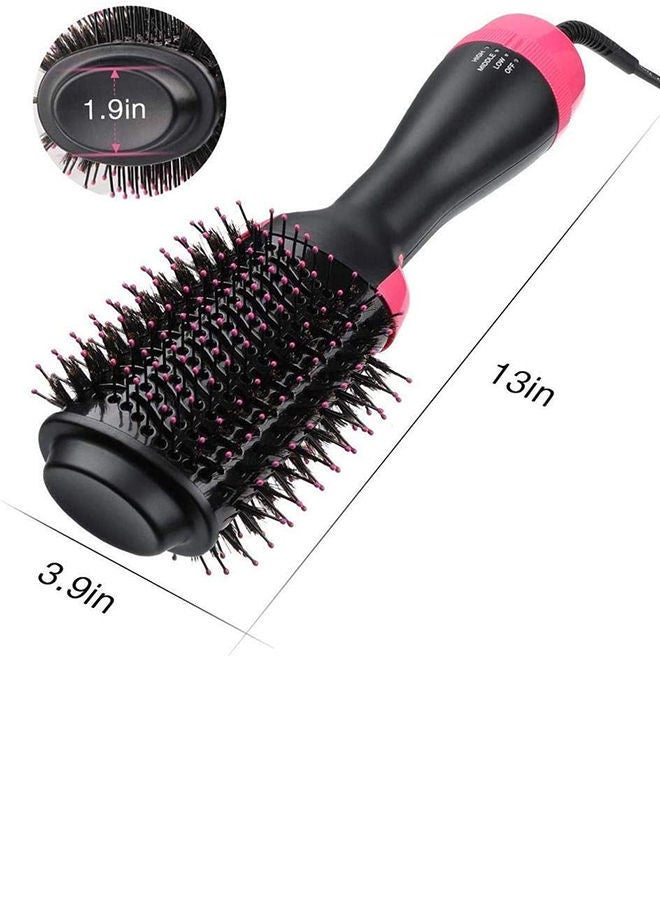 NIBEMINENT Anti-Static Hot Air Brush Black/Pink - Image 5