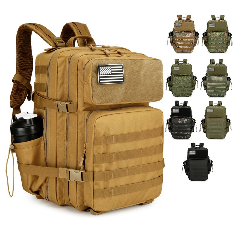 Tactical Bag Outdoor Sports 3D Bag Wild Camping Sports Outdoor Mountaineering Camouflage Backpack - Image 2