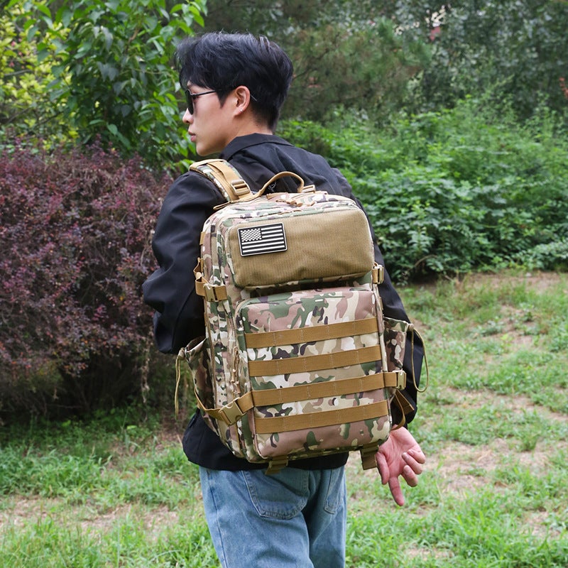 Tactical Bag Outdoor Sports 3D Bag Wild Camping Sports Outdoor Mountaineering Camouflage Backpack - Image 4
