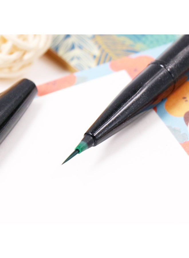 Pentel Sesf30C Fine Point Color Brush Pen Green - Image 1