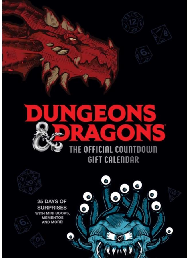 Dungeons & Dragons: The Official Countdown Gift Calendar : 25 Days of Mini Books, Mementos, and More! 