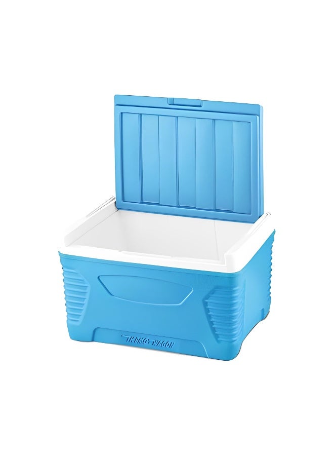 Asian 32L Light Blue Portable Ice Box Cooler With High Performance Insulation For Camping, Beach Trips, Picnics, And Outdoor Travel - Image 3