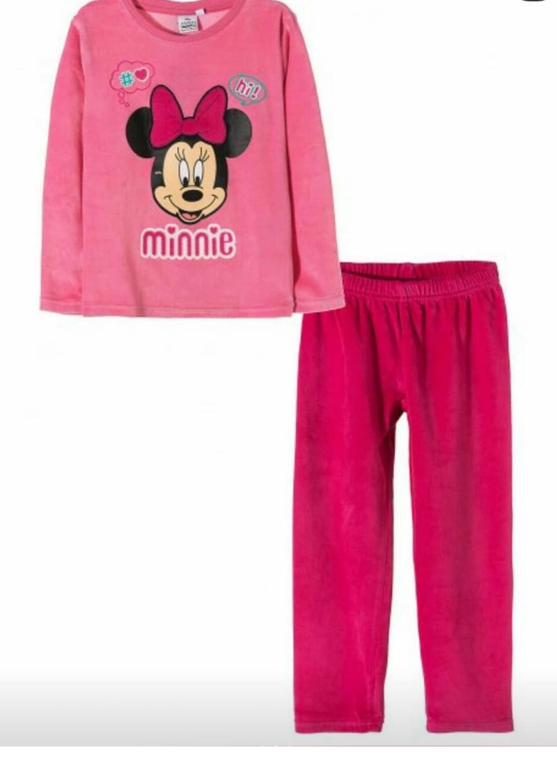 ديزني_ميني_هاوس بيجامة صوفية للبنات من ديزني ميني ماوس من Kids TV - Image 1