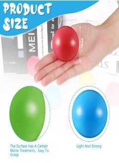 Civaner Multi-Colored Replacement Toy Balls Crush Proof Bulldozer Balls Soft Plastic Air-Filled Ocean Balls For Toddlers 1.75 Inch Balls Toys (6 Pieces)  - Image 2