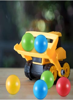 Civaner Multi-Colored Replacement Toy Balls Crush Proof Bulldozer Balls Soft Plastic Air-Filled Ocean Balls For Toddlers 1.75 Inch Balls Toys (6 Pieces)  - Image 4