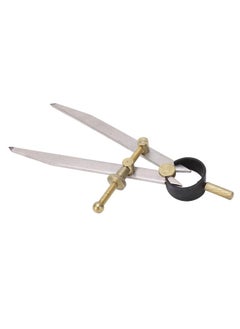 Thoraya Wing Divider High Accuracy Rust Resistant Gold Adjustable Lockable Leather Divider Gauge for DIY Leather Crafts 175mm  - Image 4