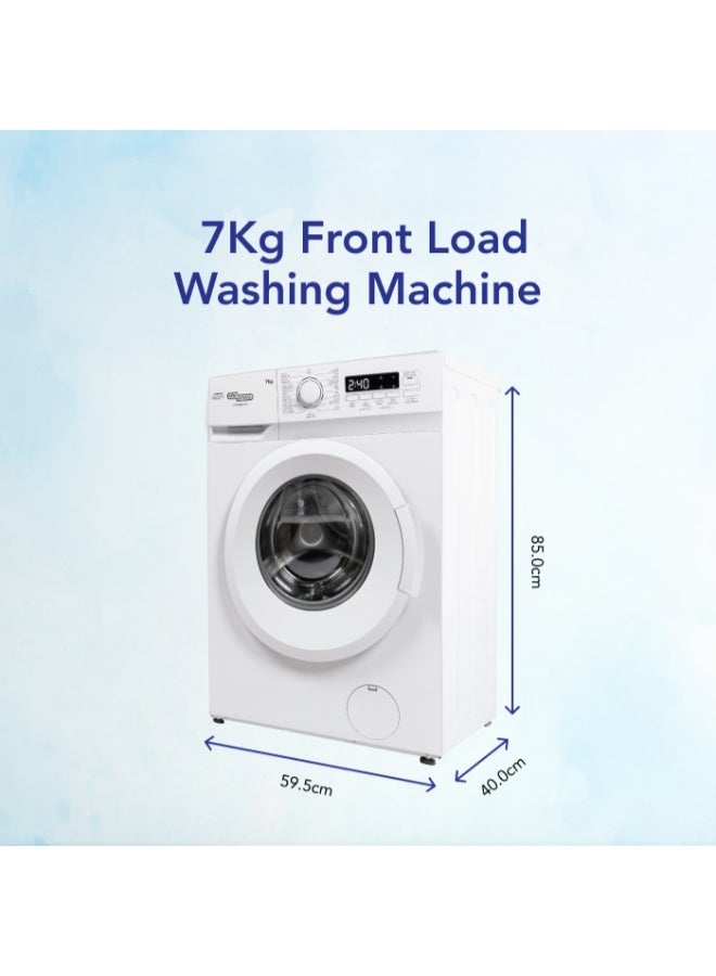 SUPER GENERAL 7 KG Front Load Washing Machine, ‎1200 RPM, 15 Programs,LED Display, Quick Wash, High Efficiency, Drum Clean, Delay Start, Child Lock 7 kg SGW7250NLED White - Image 5