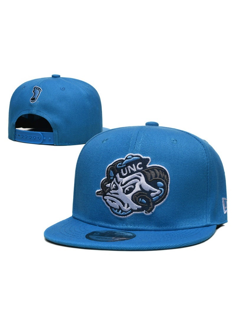 New Era Light Blue UNC Ram Snapback Hat