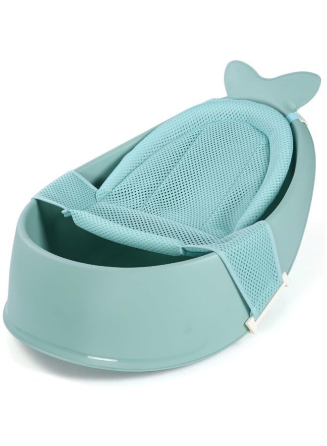 Whale Design Infant Bathtub with Support Sling - Image 3