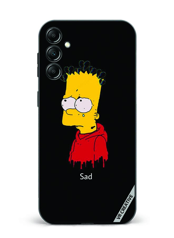 VR CREATIVE Protective Case Cover For Samsung Galaxy A55 Sad Design Multicolour - Image 1