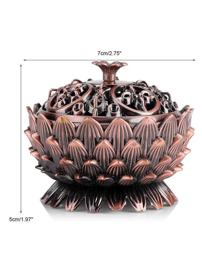كابتن تيك Lotus Incense Burner for Stick, 1 Pcs 2.75 x 1.97" - Image 2