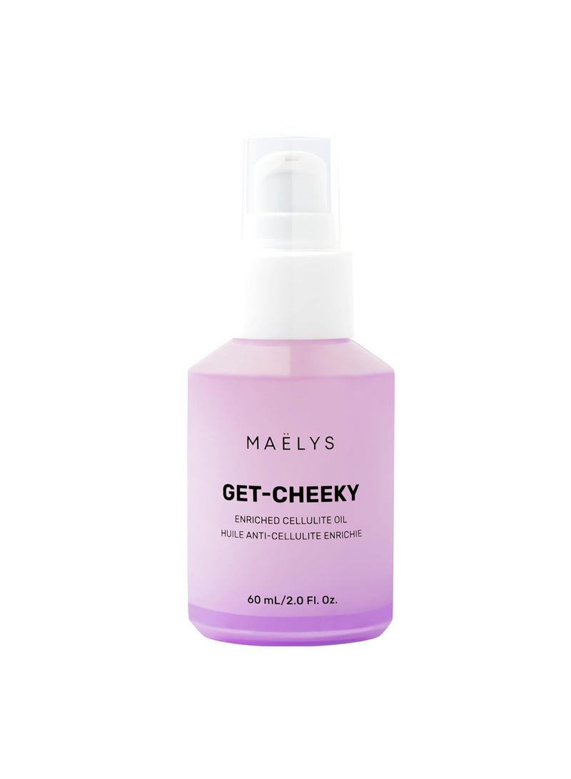 Maelys MAËLYS Cosmetics GET-CHEEKY Enriched Cellulite Oil - Shea Butter & Vitamin E Target the Look of Fatty Skin & Reduce The Appearance Of Cellulite