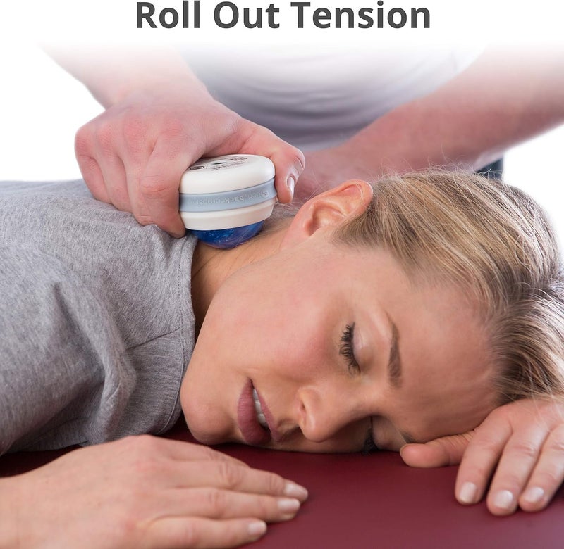 Body Back Manual Massage Roller Ball  Deep Tissue Roller  Lacrosse Ball  Hand Held Massager for Sore Muscles  Joint Pain  360 Degree Mobility Therapy Ball  Ideal for Athletes  Fitness Recovery - Image 2