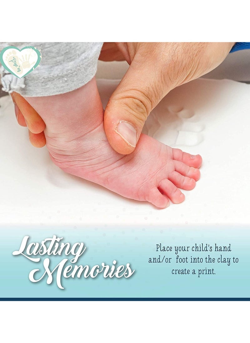 General Baby Handprint and Footprint Makers Kit Keepsake For Newborn Boys & Girls, Baby Girl Gifts & Baby Boy Gifts, New Mom Baby Shower Gifts, Baby Milestone Picture Frames Baby Registry  - Image 4