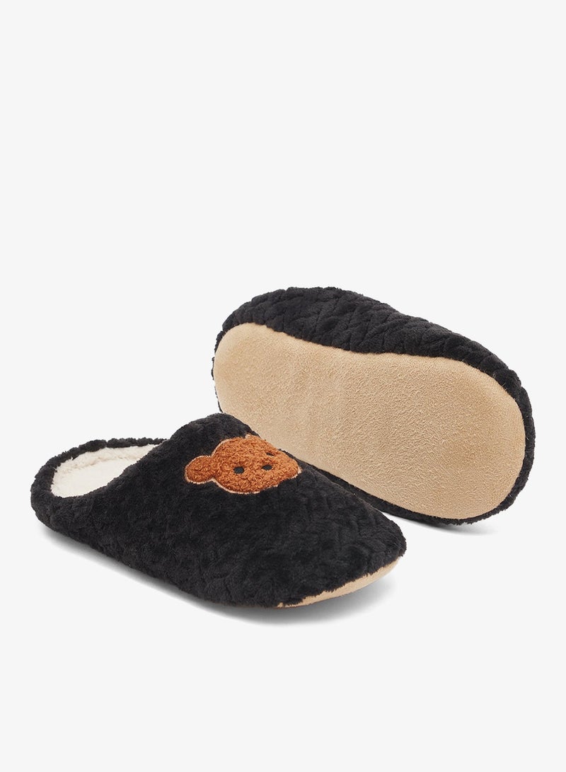 Ginger Teddy Bear Printed Cozy Bedroom Slippers - Image 4