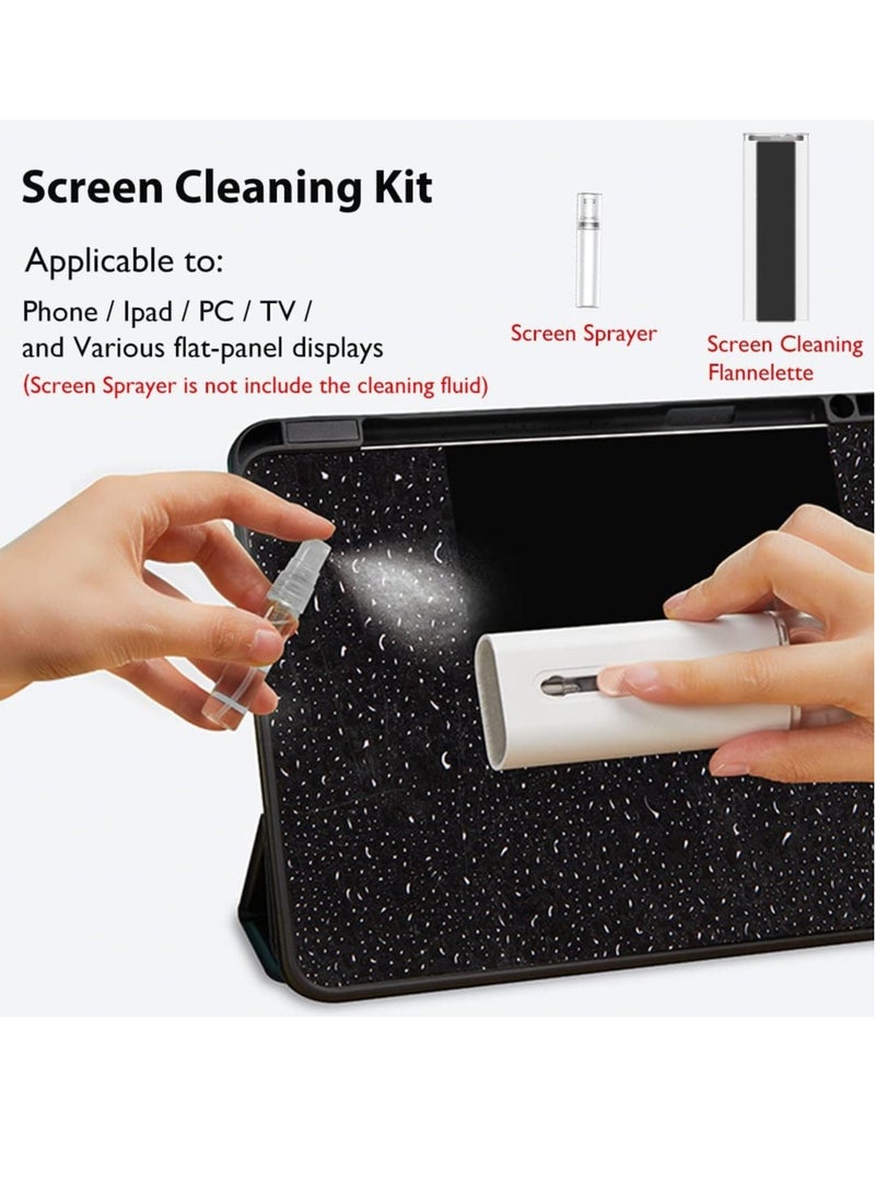 ELTRAZONE - 7 in 1 Electronic Cleaner Kit, Multifunction Keyboard Brush, Portable Computer Cleaner Kit with 3 in 1 Airpods Cleaner Pen, Keyboard Brush, Keycap Buckle, Spray Bottle and Screen Cleaning Flannelette - Image 1