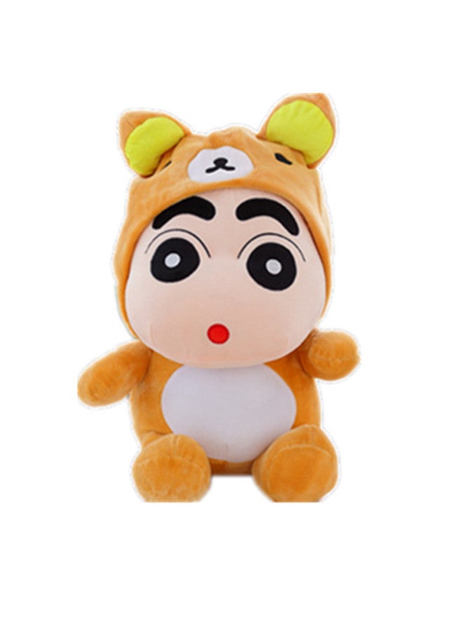 لعبة Crayon Shin Transformation Totoro Doll Shin Creative Plush Toy كبيرة Valentine Doll Panda Doll - اللون: أصفر عيون مستديرة - الارتفاع: 45 سم - Image 5