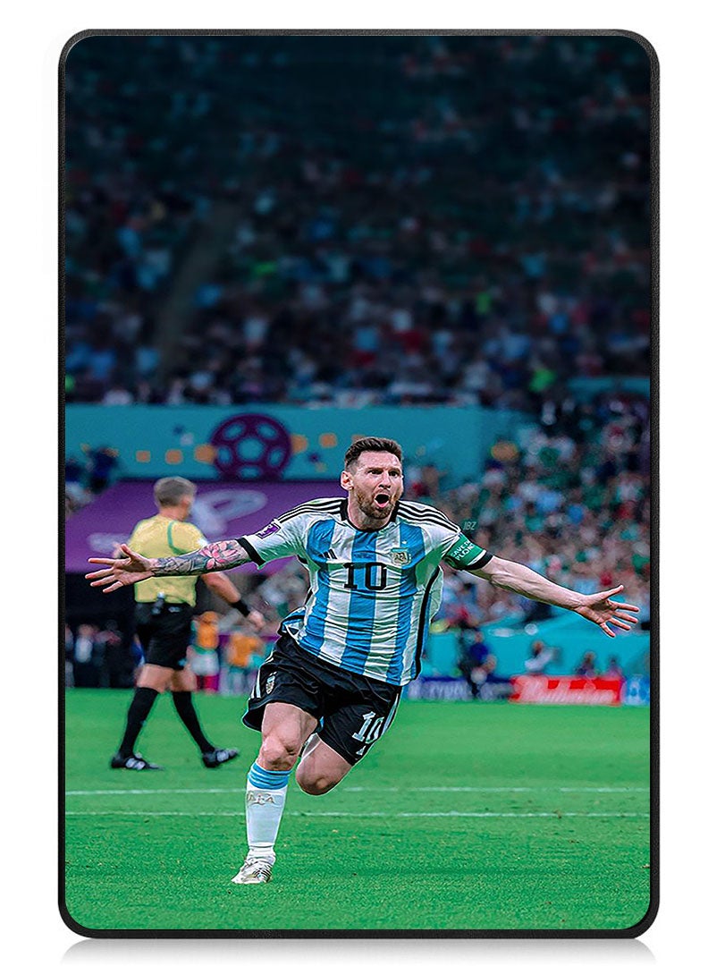 Theodor Protective Flip Case For Apple iPad Pro 11 (2024) With Trifold Stand Auto Wake Sleep Shockproof Cover Messi 5 - Image 1