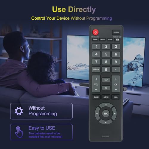 AULCMEET 32FNT005 Replace Remote Control Compatible with MAGNAVOX TV 24ME403V/F7 32ME303V/F7 40ME325V/F7 19ME402V/F7 22ME402V/F7 24ME405V/F7 26ME402V/F7 29ME403V/F7 32ME303V/F7A 32ME304V/F7 - Image 4
