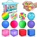 Lemostaar Stress Balls Fidget Sensory Toys 12 Pack Squishy Stress Balls for Kids 312 Hand Therapy Sensory Ball with Anxiety Pressure Relief Squeeze Stress Toys Bulk Classroom Prize Gift for Student - Image 2