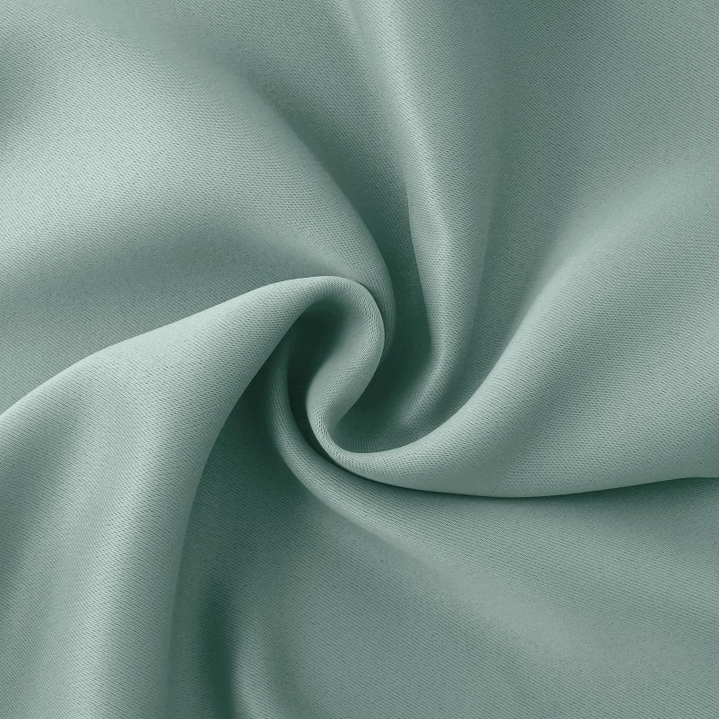 BGment الستائر النافذة البليزة لغرفة النوم - 72 بوصة قضيب الجيب وعلامة التبويب الخلفية الغرفة المعزولة الحرارية الستائر الغامق لغرفة المعيشة 2 لوحات الستار (42 × 72 بوصة خضراء خضراء) - Image 4