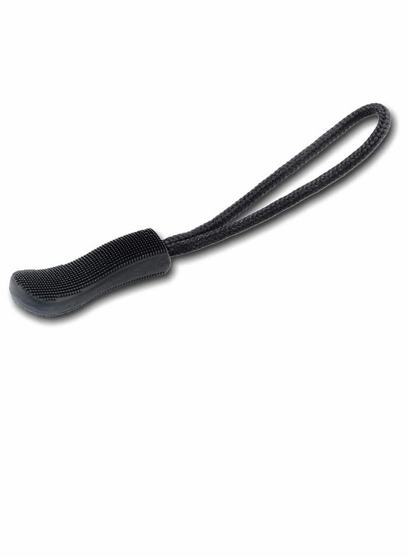 SYOSI Zipper Pull Head, Durable Zipper Replacement Zipper Label Extension Holder Suitable For Luggage, Backpacks, Jackets, Wallets, Handbags (20 Pieces In Black)  - Image 2