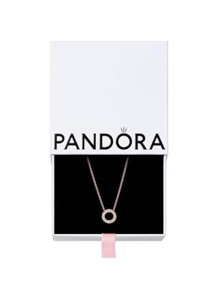 Logo Pavé Circle Collier Necklace - Great Gift for Her - Stunning Women's Jewelry - 14k Rose Gold & Cubic Zirconia - 17.7, With Gift Box - pzsku/Z0CBEBA7D9168C63E7720Z/45/1742322916/3290c9c6-ddfb-4d6b-8224-e3fac97a6503