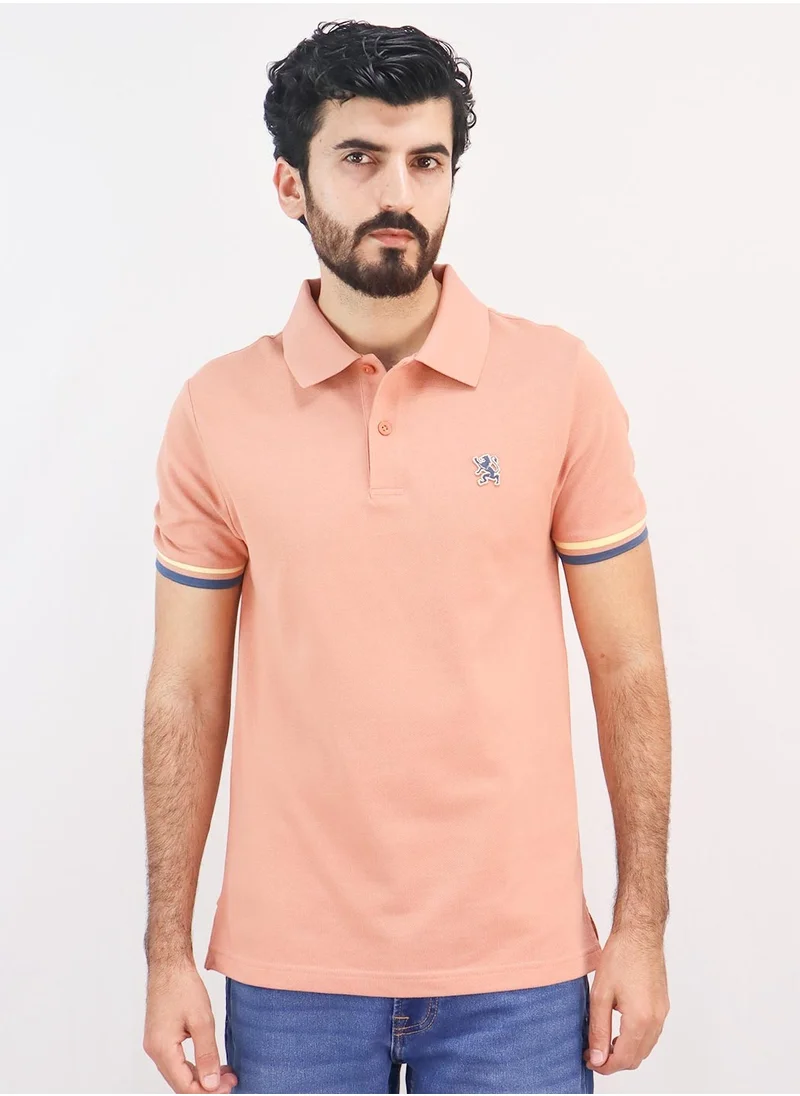 GIORDANO Men's Performance Polo Orange