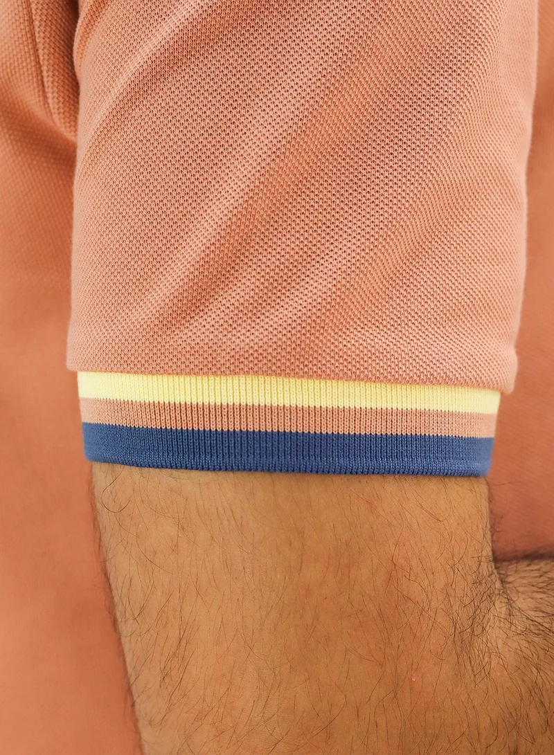 GIORDANO Men's Performance Polo Orange