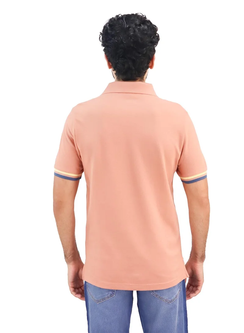 GIORDANO Men's Performance Polo Orange