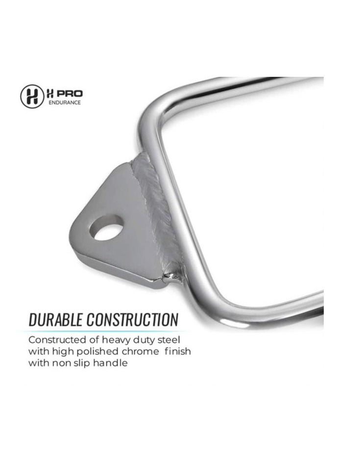 H PRO H PRO Pull Down handle Attachment| Rowing Machine Exercise Handles| Strength Training Deluxe Double D Handle  - Image 3